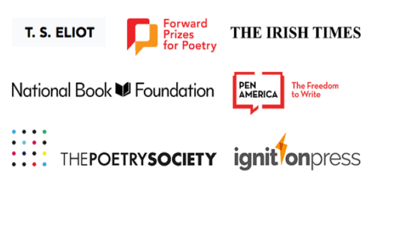 Poetry prize shortlist logos